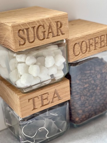 Personalised tea coffee sugar - personalised,