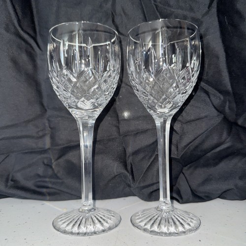 Marked pair stuart crystal - marked, of