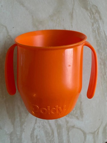 Orange toddler doidy cup