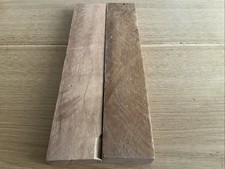 Iroko Hardwood Timber Offcuts x 2 - *38.5 x 7.5 x 3cm - Wood DIY Crafts 813