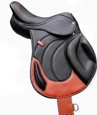 Newly English Jumping Close Contact Leather Saddle Horse Saddle