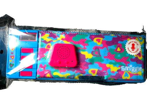 Smiggle blue pop out pencil - blue,