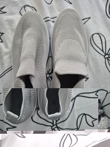 Size slip shoe in grey - 6, on