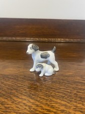 Whimsie Wade Black White Dog &