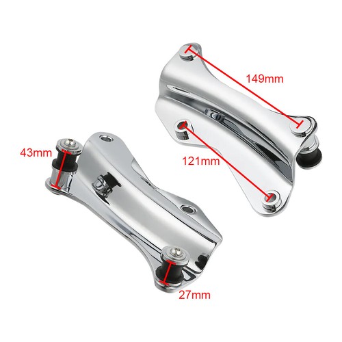 Point docking hardware - 4-point,