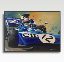 Jackie stewart a3 - stewart, print