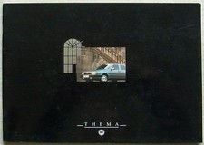 LANCIA Thema Range UK Car Sales Brochure March 1992  ie 16v  ie Automatic