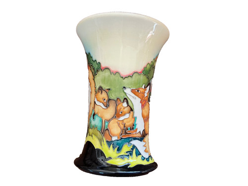 Moorcroft vase into the wild - moorcroft,