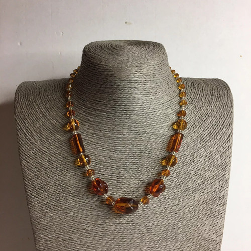 Vintage amber brown - , colour