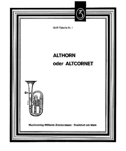 Table fingering for alto - for,