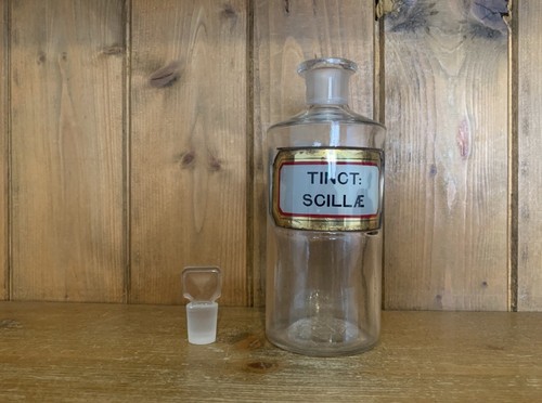 Antique chemist apothecary jar - chemist,