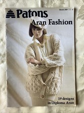 Patons Aran Fashion knitting pattern book 269. 19 designs, mostly women