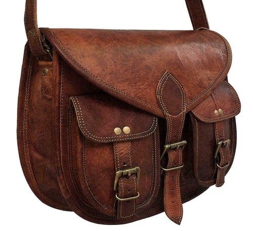 Bag vintage goat leather - bag,