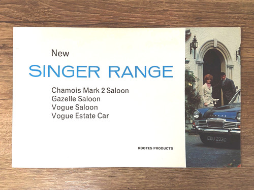Singer range brochure 1965 - ,