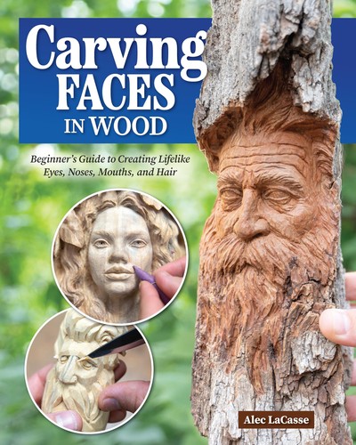 Carving faces wood - faces, in