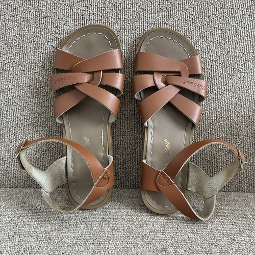 Salt water brown leather - salt,