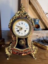 French Boulle Clock Fully Serviced japy fre’s 19th Century Keeps Excellent Time