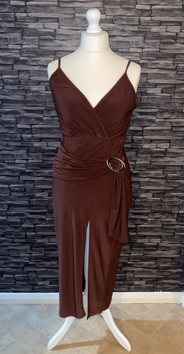 Boohoo brown dress size - dress, 14