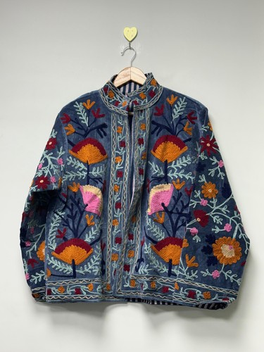 Designer suzani velvet jacket - designer,