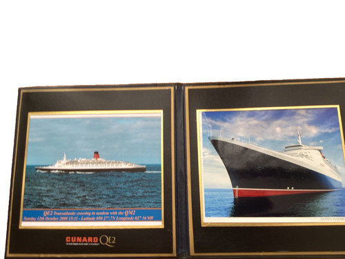 Cunard qe2 double photo - -,