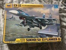 Zvezda 1/72 Sukhoi Su-33 Flanker-D Naval Variant with Canopy Mask