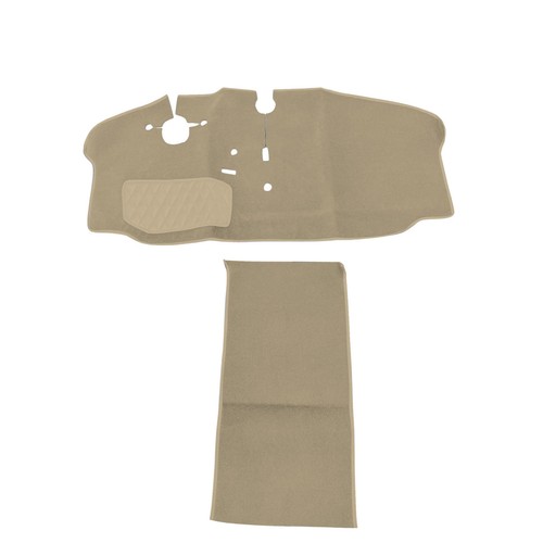 Beige carpet floor mats - beige,