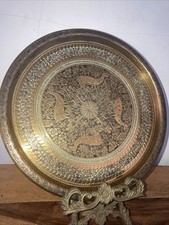 Vintage Kinco Brass Tea Tray