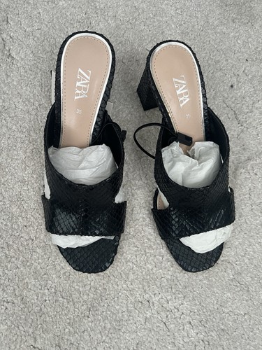 Zara black slip - slip, on