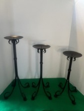 Wrought Iron Floor Candle