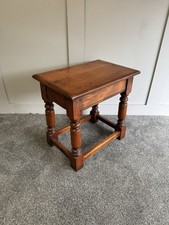 Antique Style Joint Stool Side
