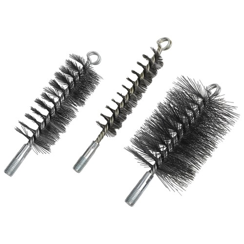 Chimney and flue brush - and, set