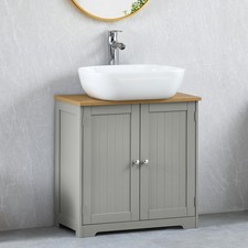 Grey Oak Under Sink Bathroom