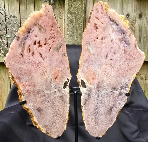 Giant pink amethyst crystal - giant,