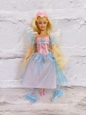 Barbie RARE Mini Kingdom Odette Doll 6” Inch Movie Swan Lake With Brush + Comb