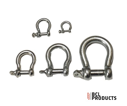 Galvanised screw pin bow - galvanised,