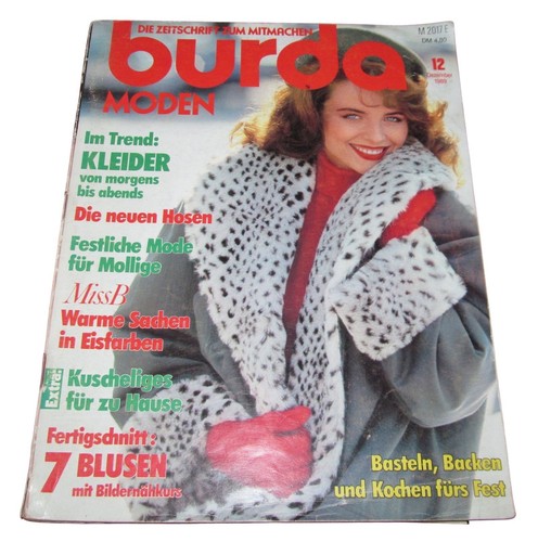 Burda moden 1989 vintage - moden,