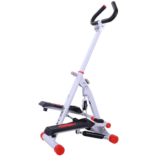 Mini stepper with - with, handlebars