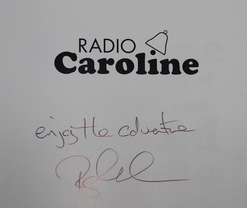 Radio caroline signed ray - radio,