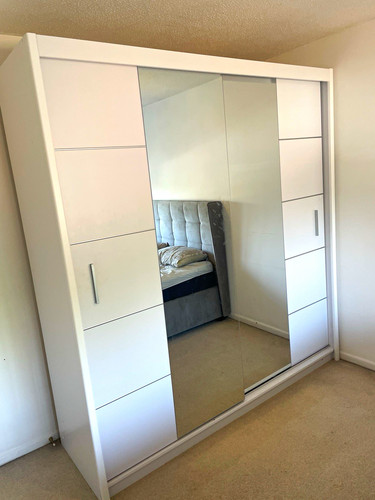 White door sliding - door,