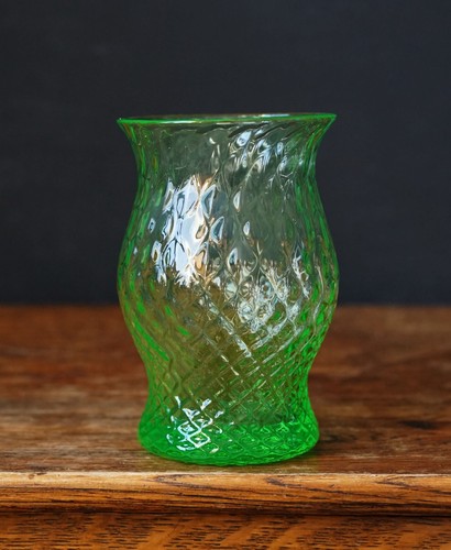 Vintage uranium green glass - vintage,
