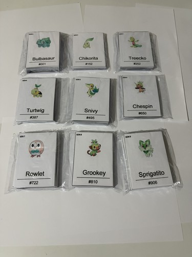 Pre cut pokemon pokedex - pokemon,