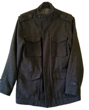 BUTLER & WEBB DARK GREY WOOL