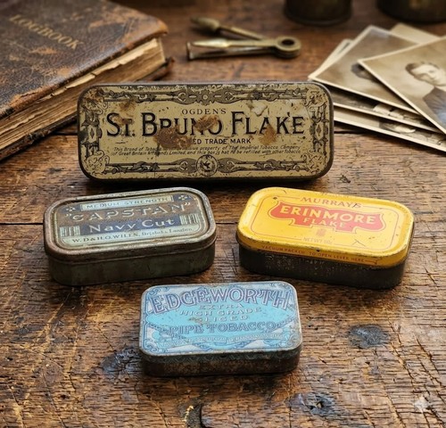 Vintage tobacco tin bundle - vintage,