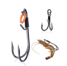 Live Shrimp Hooks 10PCS Double