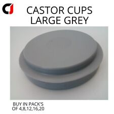 CASTOR CUPS - LARGE GREY RIGID
