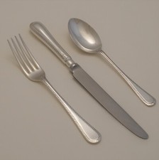 FEATHER EDGE Design Sheffield Made Stainless Steel Cutlery Forks & Spoons