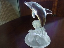 Art Glass Dolphin Figurine 24%