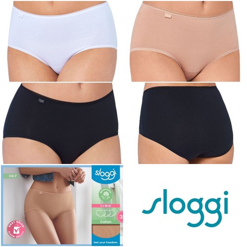 Sloggi cotton midi - cotton, briefs