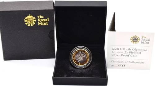 2008 silver proof piedfort - 2008,