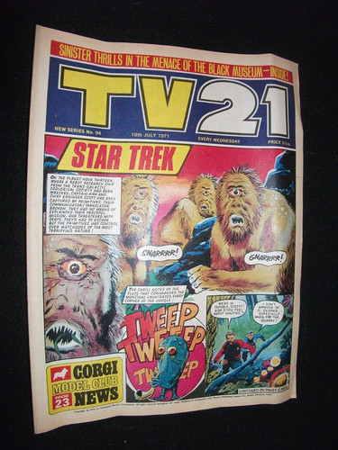 Tv21 comic 1971 - tv21., 1971.